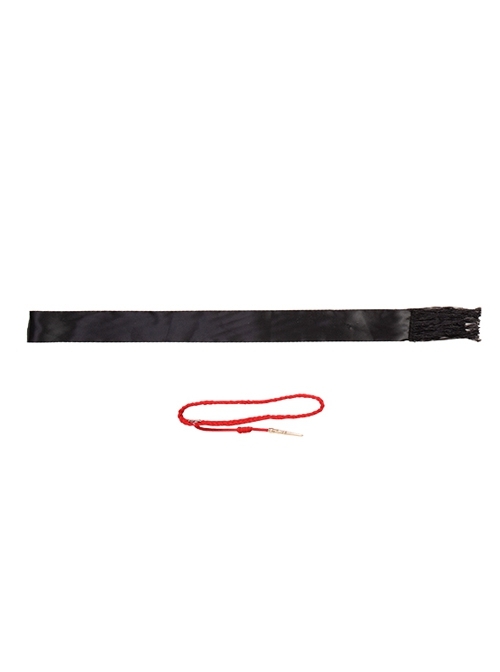 Motherland Fort Salem Dark Blue Uniform Halloween Cosplay Accessories Black Ribbons