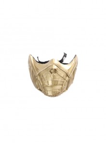 Mortal Kombat Devastation Scorpion Hanzo Hasashi Halloween Cosplay Accessories Deluxe Version Golden Mask