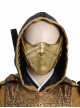 Mortal Kombat Devastation Scorpion Hanzo Hasashi Halloween Cosplay Accessories Deluxe Version Golden Mask