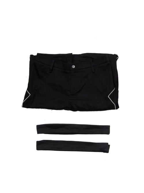 Game Valorant Duelist Jett Initial Skin Halloween Cosplay Costume Black Trousers