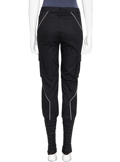 Game Valorant Duelist Jett Initial Skin Halloween Cosplay Costume Black Trousers