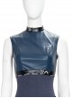 Game Valorant Duelist Jett Initial Skin Halloween Cosplay Costume Leather Vest