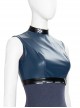Game Valorant Duelist Jett Initial Skin Halloween Cosplay Costume Leather Vest
