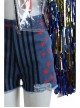 Birds Of Prey And The Fantabulous Emancipation Of One Harley Quinn Coloured Ribbons Jacket Suit Halloween Cosplay Costume Ribbons Jacket