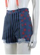 Birds Of Prey And The Fantabulous Emancipation Of One Harley Quinn Coloured Ribbons Jacket Suit Halloween Cosplay Costume Shorts