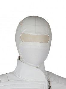 G.I.Joe Retaliation Storm Shadow White Battle Suit Halloween Cosplay Accessories Head Cover