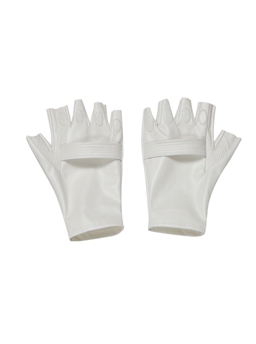 G.I.Joe Retaliation Storm Shadow White Battle Suit Halloween Cosplay Accessories Gloves
