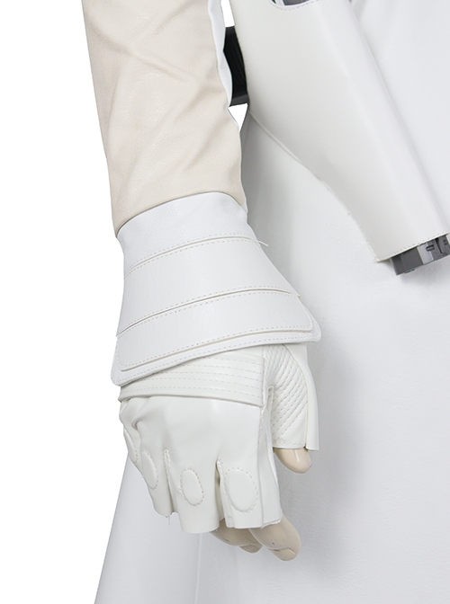 G.I.Joe Retaliation Storm Shadow White Battle Suit Halloween Cosplay Accessories Gloves
