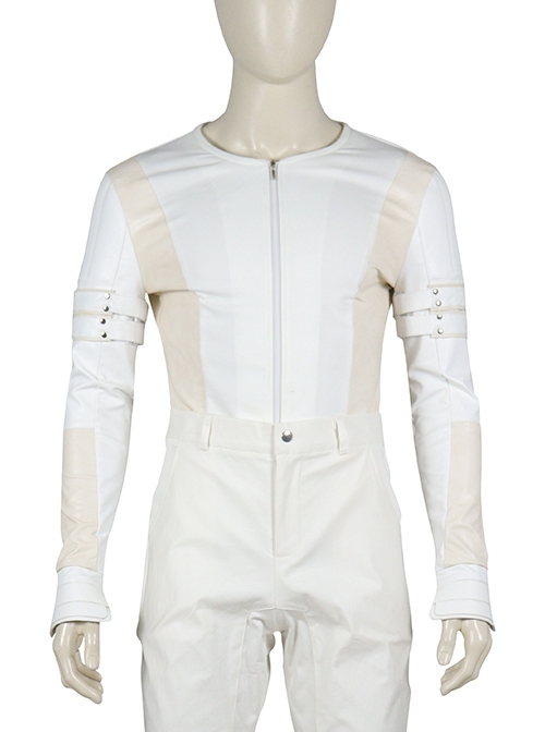G.I.Joe Retaliation Storm Shadow White Battle Suit Halloween Cosplay Costume Top