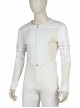 G.I.Joe Retaliation Storm Shadow White Battle Suit Halloween Cosplay Costume Top