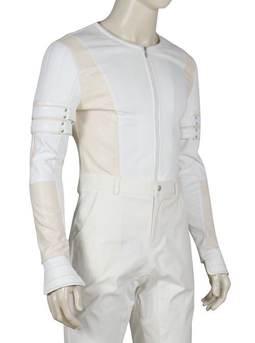 G.I.Joe Retaliation Storm Shadow White Battle Suit Halloween Cosplay Costume Top