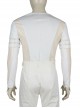 G.I.Joe Retaliation Storm Shadow White Battle Suit Halloween Cosplay Costume Top
