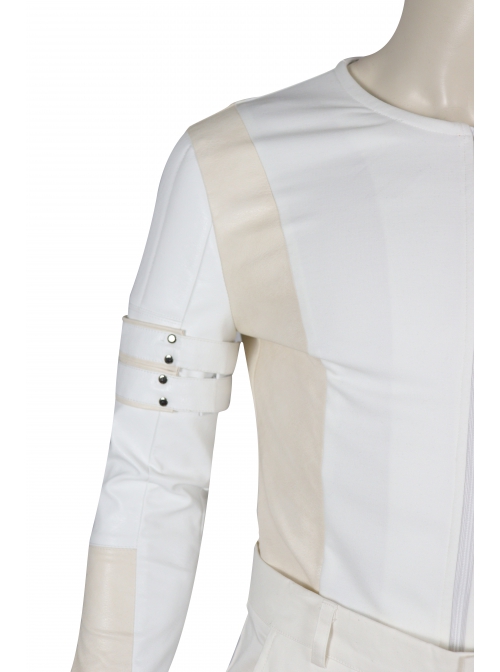 G.I.Joe Retaliation Storm Shadow White Battle Suit Halloween Cosplay Costume Top