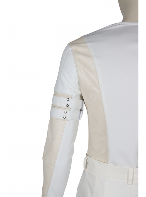 G.I.Joe Retaliation Storm Shadow White Battle Suit Halloween Cosplay Costume Top