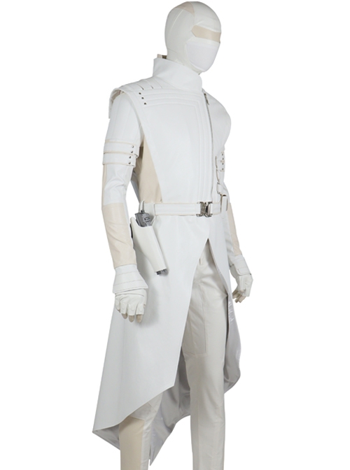 G.I.Joe Retaliation Storm Shadow White Battle Suit Halloween Cosplay Costume Outer Vest