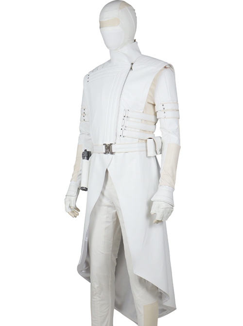 G.I.Joe Retaliation Storm Shadow White Battle Suit Halloween Cosplay Costume Outer Vest