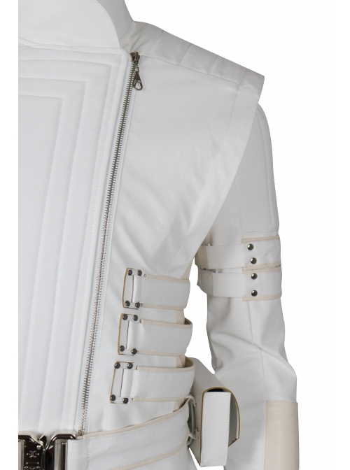 G.I.Joe Retaliation Storm Shadow White Battle Suit Halloween Cosplay Costume Outer Vest