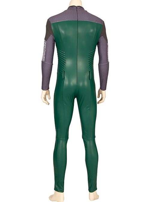 TV Drama Crisis On Infinite Earths Pariah Nash Wells Halloween Cosplay Costume Green Bodysuit