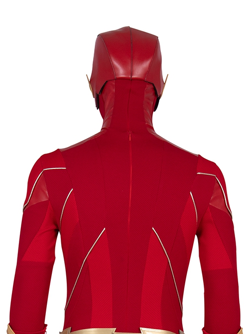 The Flash Season 6 Barry Allen Red Battle Suit Halloween Cosplay Accessories Hat