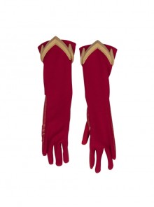 The Flash Season 6 Barry Allen Red Battle Suit Halloween Cosplay Accessories Long Gloves