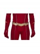 The Flash Season 6 Barry Allen Red Battle Suit Halloween Cosplay Accessories Long Gloves