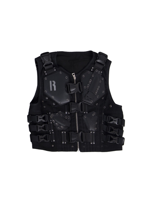 G.I.Joe Retaliation Roadblock Dwayne Johnson Halloween Cosplay Costume Black Vest