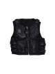 G.I.Joe Retaliation Roadblock Dwayne Johnson Halloween Cosplay Costume Black Vest