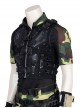 G.I.Joe Retaliation Roadblock Dwayne Johnson Halloween Cosplay Costume Black Vest