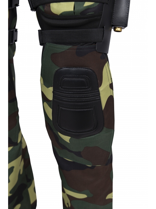 G.I.Joe Retaliation Roadblock Dwayne Johnson Halloween Cosplay Costume Green Camouflage Trousers