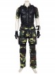 G.I.Joe Retaliation Roadblock Dwayne Johnson Halloween Cosplay Costume Green Camouflage Short Sleeve T-Shirt