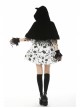 Stars Tassel Night Cat Gothic Lolita Black Hooded Cloak