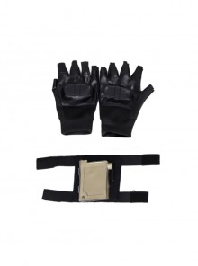 G.I.Joe Retaliation Roadblock Dwayne Johnson Halloween Cosplay Accessories Gloves And Wrist Guards