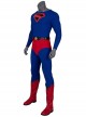 Crisis On Infinite Earths Superman Blue Battle Suit Halloween Cosplay Costume Bodysuit