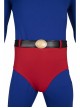 Crisis On Infinite Earths Superman Blue Battle Suit Halloween Cosplay Costume Bodysuit
