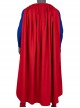 Crisis On Infinite Earths Superman Blue Battle Suit Halloween Cosplay Costume Red Cloak