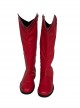 Crisis On Infinite Earths Superman Blue Battle Suit Halloween Cosplay Accessories Red Boots