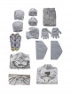 TV Drama Moon Knight Marc Spector Battle Suit Halloween Cosplay Costume Set