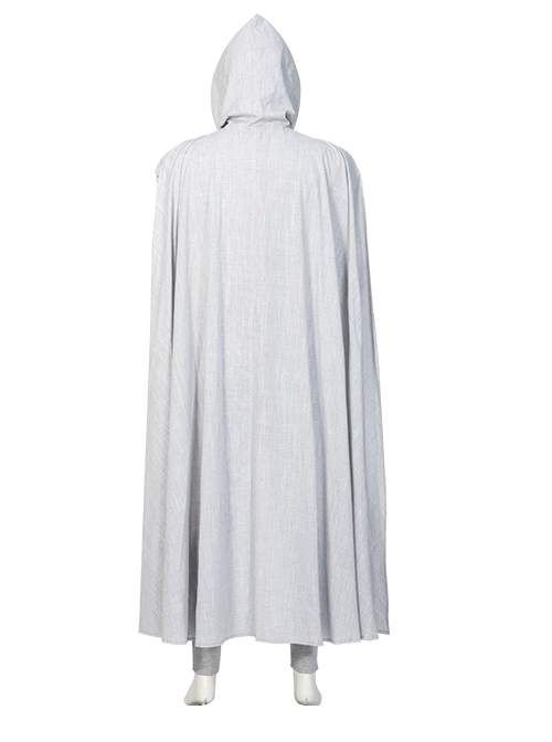 TV Drama Moon Knight Marc Spector Battle Suit Halloween Cosplay Costume Set