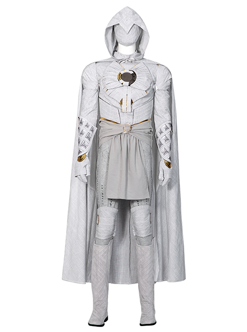 TV Drama Moon Knight Marc Spector Battle Suit Halloween Cosplay Accessories Gray Boots