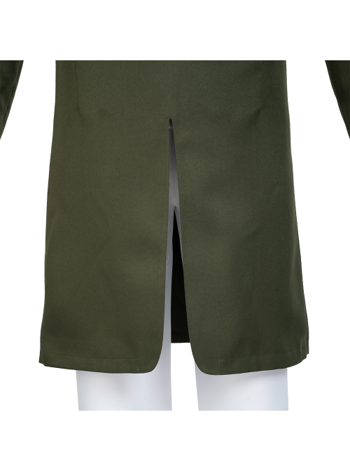 Attack On Titan Season 4 Scout Regiment Green Uniform Suit Halloween ...