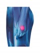 Game Metroid Samus Aran Halloween Cosplay Costume Blue Bodysuit