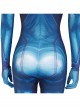 Game Metroid Samus Aran Halloween Cosplay Costume Blue Bodysuit