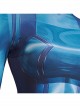 Game Metroid Samus Aran Halloween Cosplay Costume Blue Bodysuit
