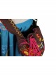 Encanto Mirabel Printing Children Long Dress Halloween Cosplay Kids Version Costume Full Set