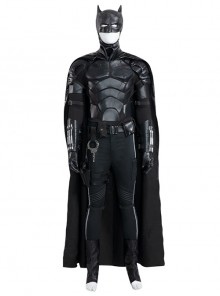 The Batman 2022 Bruce Wayne Battle Suit Halloween Cosplay Costume Upgrade Version Set