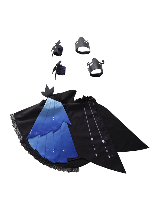 Game Genshin Impact Keqing Skin Outfit Opulent Splendor Second Design Halloween Cosplay Costume Full Set