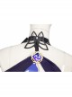 Game Genshin Impact Keqing Skin Outfit Opulent Splendor Second Design Halloween Cosplay Costume Full Set