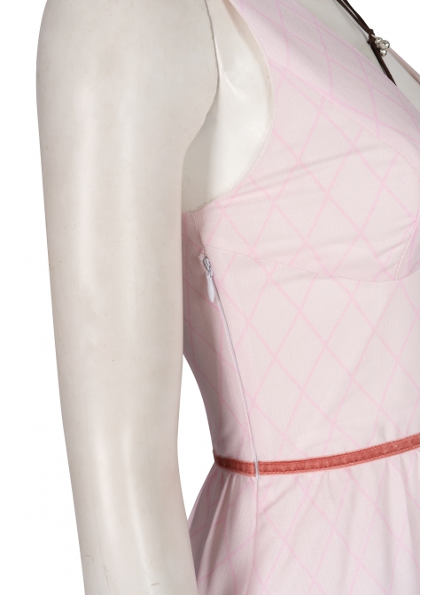Final Fantasy VII Remake Aerith Gainsborough Halloween Cosplay Costume Set
