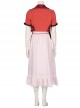 Final Fantasy VII Remake Aerith Gainsborough Halloween Cosplay Costume Set