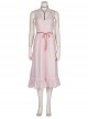Final Fantasy VII Remake Aerith Gainsborough Halloween Cosplay Costume Set
